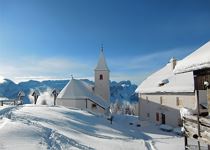 Escursione invernale da Spëscia al Santuario Santa Croce