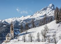 Escursione invernale tra i masi ladini a La Val