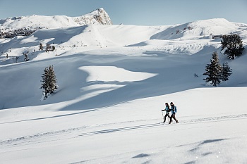 Snowshoeing in Alta Badia