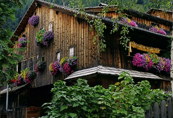 Ladinic shack in Alta Badia