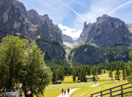 The Dolomites of the Sella range as you've never seen them