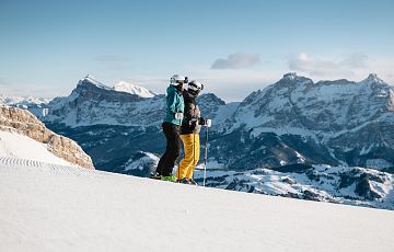 Lavarella Conturines in der Sicht der Skifahrer