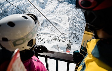 Ski circuits in the Dolomites